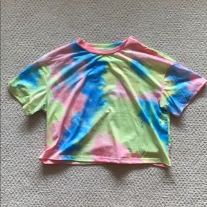 SHEIN Tie-dye crop top